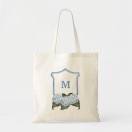 Blue Hydrangea Vapensköld och Basket Personlig Tygkasse