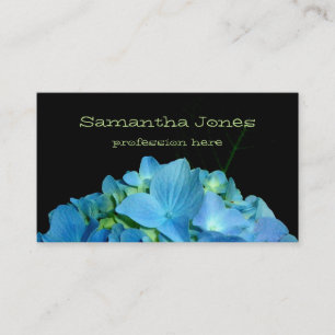 Blue Hydrangea Visitkort