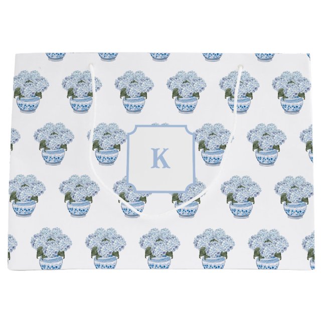 Blue Hydrangeas in Chinoiserie Pot (Framsidan)