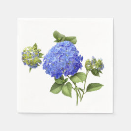 Blue Hydrangeas Pappersservett
