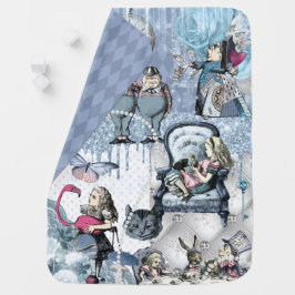 Blue Ice Alice i Wonderland Bebisfilt