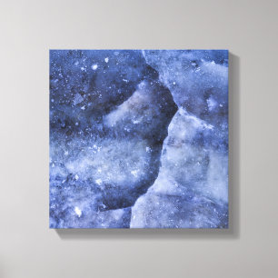 Blue Ice Chack Abstrakt Art Canvastryck
