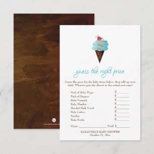 Blue Ice Cream Gissa Högernas Prisare spel Inbjudningar