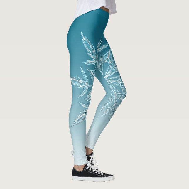 Blue Ice Crystal Leggings (Höger)