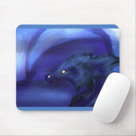 Blue Ice Dragon Mousepad Musmatta