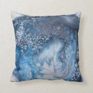 Blue Ice Fire Dekorativ kudde