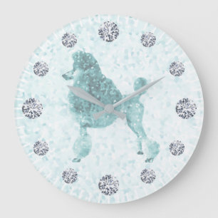 Blue Ice Posh Pudel Diamond Timour Stor Klocka