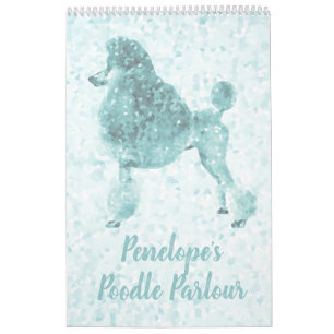 Blue Ice Pudel Calendar Kalender