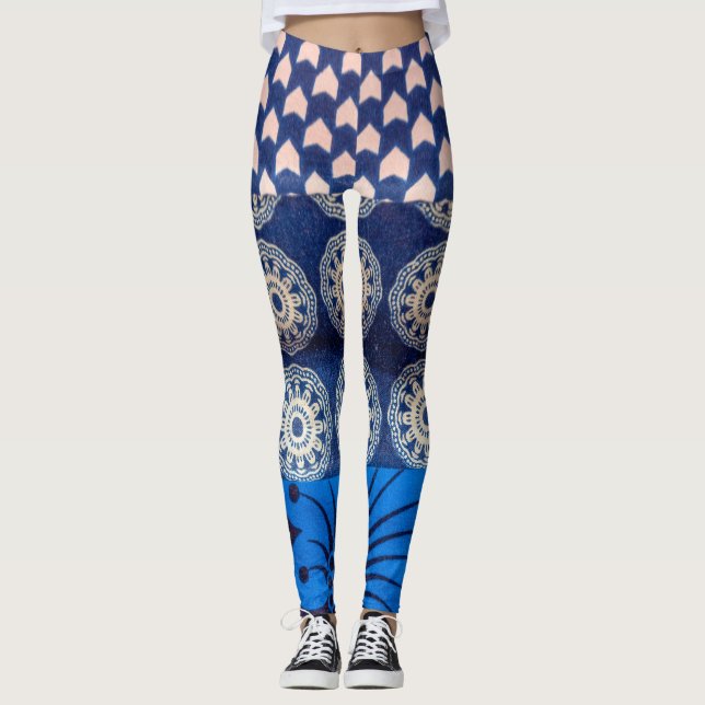 Blue India Leggings (Framsida)