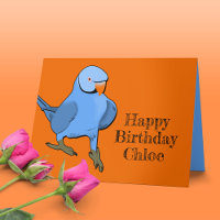 Blue Indian RingnackParakeet Birthday Parrot Namn