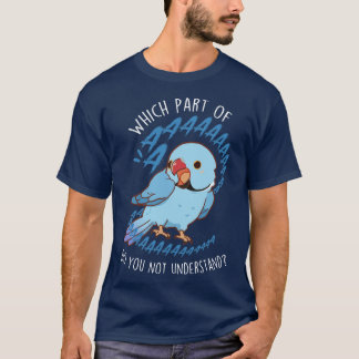 Blue Indian RingnackParrot Aaaa T Shirt