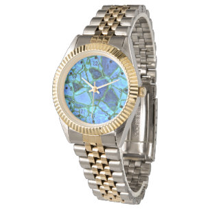 Blue Indigo Mosaic Armbandsur