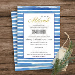 BLUE INDIGO RAND MÖNSTER FLADDERMUS PUB MITZVAH IN TACK KORT<br><div class="desc">Om du behöver ytterligare anpassningar kan du kontakta mig på yellowfebstudio@gmail.com.</div>
