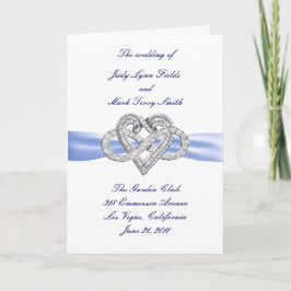 Blue Infinity Heart-programkort Program