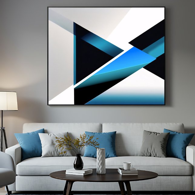 Blue Intersection Poster (Skapare uppladdad)