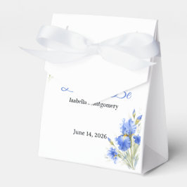 Blue Iris Bride to Be Something Blue Bridal Shower Presentaskar