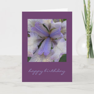 Blue Iris Card Kort