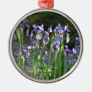 Blue Iris Julgransprydnad Metall