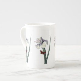 Blue Iris med Butterfly Botanical Benporslin Mugg