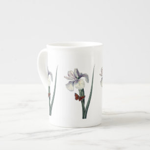 Blue Iris med Butterfly Botanical Benporslin Mugg