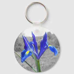 Blue Iris Nyckelring