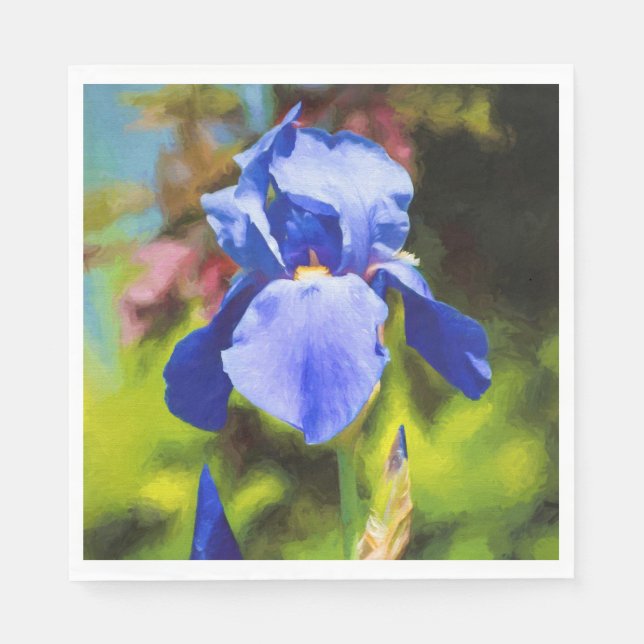 Blue Iris Pappersservett (Framsidan)
