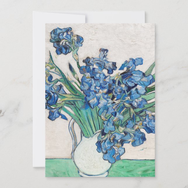 Blue Irises av Vincent Van Gogh Fine Art (Framsida)