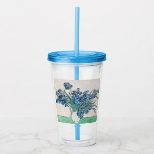 Blue Irises av Vincent Van Gogh Fine Art Take Away Mugg