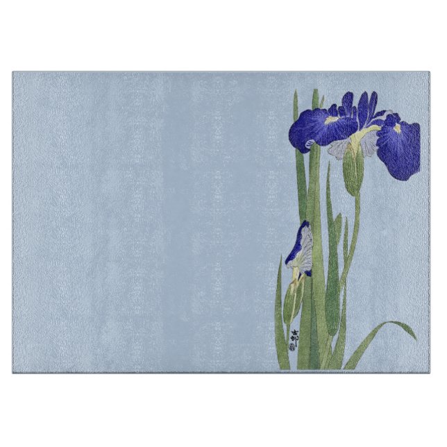 Blue Irises by Ohara Koson (Framsidan)