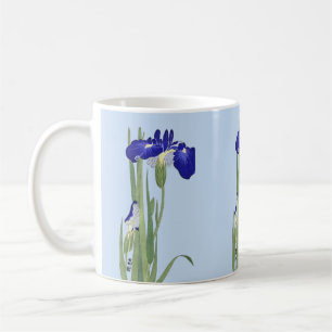 Blue Irises by Ohara Koson Kaffemugg