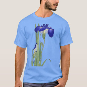 Blue Irises by Ohara Koson T Shirt