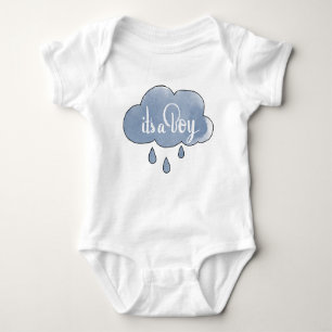 Blue its a Boy Calligraphy Det är en Boy Art Gende T Shirt