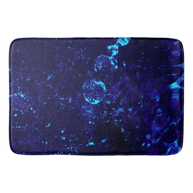 Blue Jacuzzi Bath Bubbles-Large Bath Mat Badrumsmatta (Framsidan)