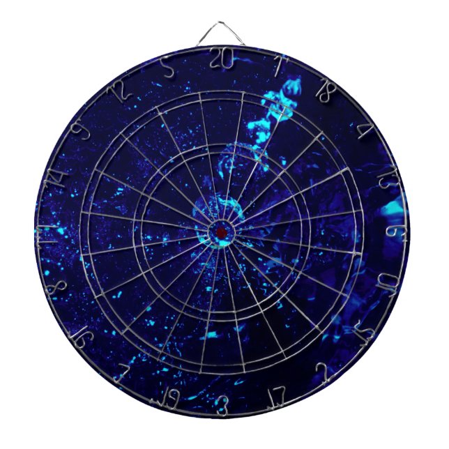 Blue Jacuzzi Bubbles Dartboard Darttavla (Framsidan)