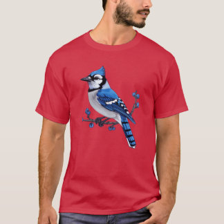 Blue Jay Bird Boy T Shirt