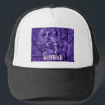 Blue Jay Bird Purple Abstract Art Personalized Keps<br><div class="desc">Blue jays symbolize boldness, clarity, and communication, often seen as messengers of truth and spiritual insight. Their vibrant blue feathers and assertive nature represent confidence, intelligence, and resilience. In many traditions, they are thought to bring protection and encourage speaking one’s truth, especially during times of transformation or challenge. Blue jays...</div>