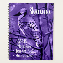 Blue Jay Bird Rosa Abstrakt Art Personlig