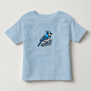 Blue Jay bird Småbarn Bra Jersey T-Shirt