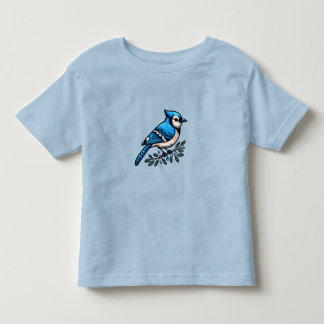 Blue Jay bird Småbarn Bra Jersey T-Shirt