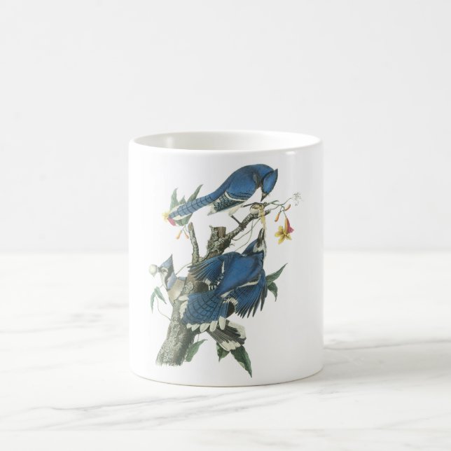 Blue Jay by Audubon Kaffemugg (Center)