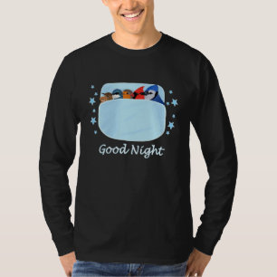 Blue Jay Cardinal Wren Nalle Bra Night Pyjam T Shirt