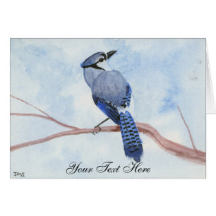 Blue Jay Hälsningskort