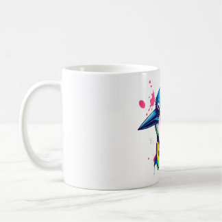 Blue Jay Head Bow Tie Tee Kaffemugg