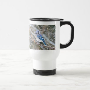 Blue Jay i Snowstorm Resemugg