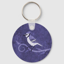 Blue Jay Keychain Nyckelring