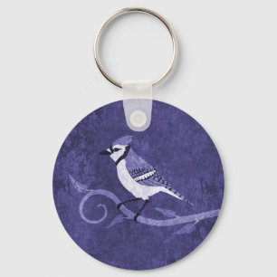Blue Jay Keychain Nyckelring