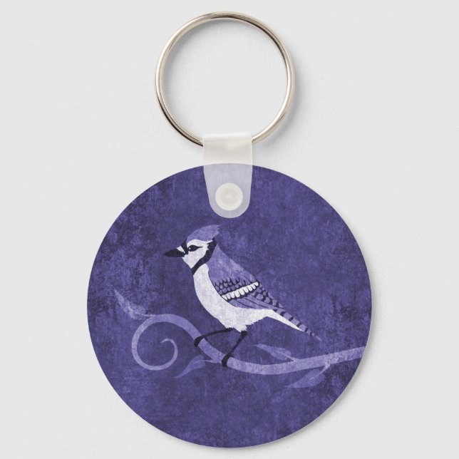 Blue Jay Keychain Nyckelring (Framsida)