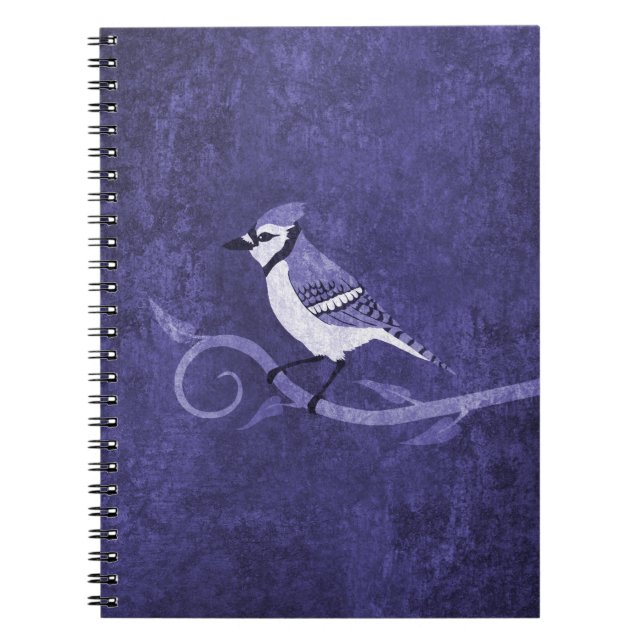 Blue Jay Notebook Anteckningsbok Med Spiral (Framsidan)