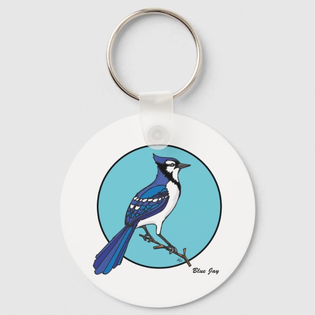 BLUE JAY NYCKELRING (Framsida)