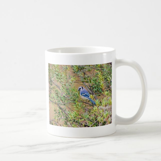 Blue Jay på Vax Myrtle Kaffemugg (Höger)
